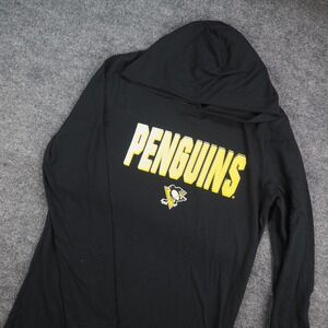 Pittsburgh Penguins Hoodie Youth Large Black NHL Long Sleeve Graphic Tee NHL